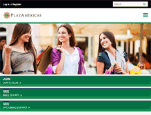 Tablet Screenshot of plazamericas.com